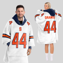 Syracuse Orange - Football Unisex Blanket Hoodie Custom Name And Number