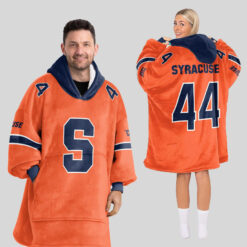 Syracuse Orange - Football Unisex Blanket Hoodie Custom Name And Number