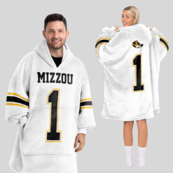 Missouri Tigers - Football Unisex Blanket Hoodie Custom Name And Number