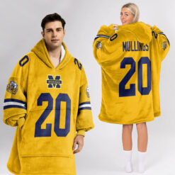 Michigan Wolverines - Football Unisex Blanket Hoodie Custom Name And Number