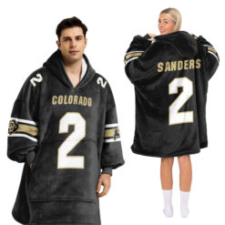 Colorado Buffaloes - Football Unisex Blanket Hoodie Custom Name And Number