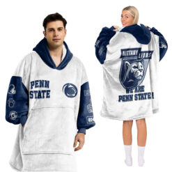 Penn State Nittany Lions - Football Unisex Blanket Hoodie For Fans