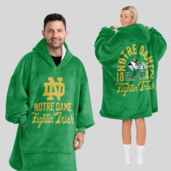Notre Dame Fighting Irish - Football Unisex Blanket Hoodie 1842