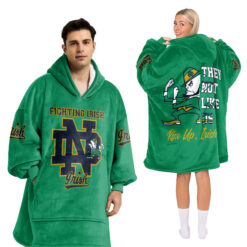 Notre Dame Fighting Irish - Unisex Blanket Hoodie Gift For Fans