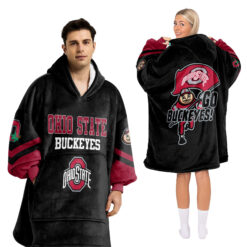Ohio State Buckeyes - Football Unisex Blanket Hoodie For Fans