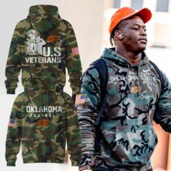 Oklahoma State Cowboys - Veterans Camo Hoodie