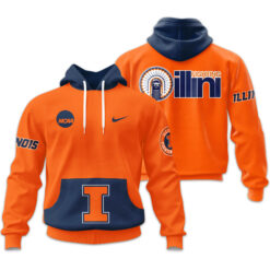 Illinois Fighting Illini - Team Color New Hoodie For Fans