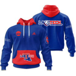 Louisiana Tech - Team Color New Hoodie For Fans