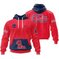 Ole Miss Rebels - Team Color New Hoodie For Fans