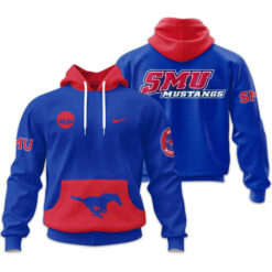 SMU Mustangs - Team Color New Hoodie For Fans