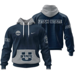Utah State Aggies - Team Color New Hoodie For Fans