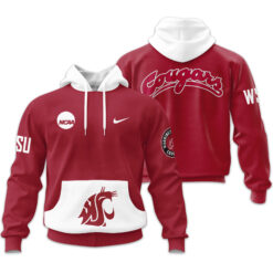 Washington State Cougars - Team Color New Hoodie For Fans
