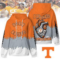 Tennessee Volunteers - Unisex Born and Raised Waffle Hoodie