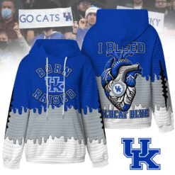 Kentucky State Wildcats - Unisex Born and Raised Waffle Hoodie