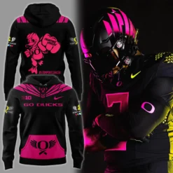 Oregon Ducks - Breast Cancer Hoodie