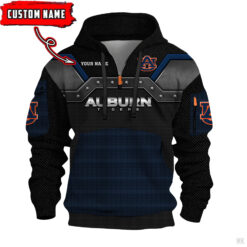 Auburn Tigers - 3D Quarter Zip Hoodie For Fans