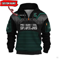 Michigan State Spartans - 3D Quarter Zip Hoodie For Fans