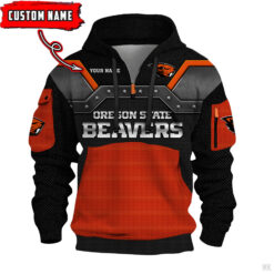 Oregon State Beavers - 3D Quarter Zip Hoodie For Fans