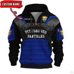 Pittsburgh Panthers - 3D Quarter Zip Hoodie For Fans
