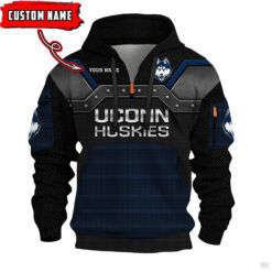 UConn Huskies - 3D Quarter Zip Hoodie For Fans