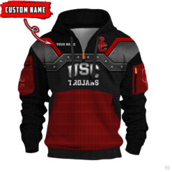 USC Trojans - 3D Quarter Zip Hoodie For Fans