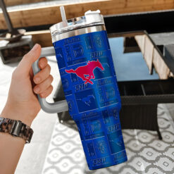 SMU Mustangs | Personalized Tumbler For Fans FT3426