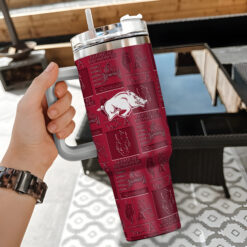 Arkansas Razorbacks | Personalized Tumbler For Fans FT3426