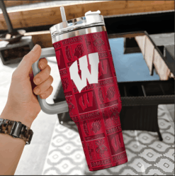 Wisconsin Badgers | Personalized Tumbler For Fans FT3426