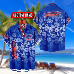 Boise State Broncos | Custom Name Tropical Floral Aloha Shirt for Fans FT18326