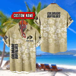 Colorado Buffaloes | Custom Name Tropical Floral Aloha Shirt for Fans FT18326
