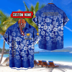 Pittsburgh Panthers | Custom Name Tropical Floral Aloha Shirt for Fans FT18326