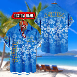 UCLA Bruins | Custom Name Tropical Floral Aloha Shirt for Fans FT18326
