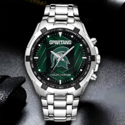 Michigan State Spartans | Personalized Stainless Steel Watch FT19326