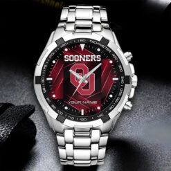 Oklahoma Sooners | Personalized Stainless Steel Watch FT19326