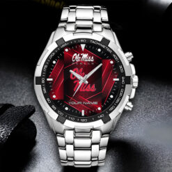 Ole Miss Rebels | Personalized Stainless Steel Watch FT19326