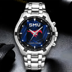 SMU Mustangs | Personalized Stainless Steel Watch FT19326
