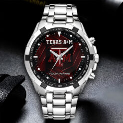Texas A&M Aggies | Personalized Stainless Steel Watch FT19326