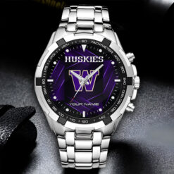 Washington Huskies | Personalized Stainless Steel Watch FT19326