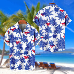 SMU Mustangs | Palm Tree Hawaiian Shirt FT30326
