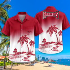 Arkansas Razorbacks | Tropical Pocket Hawaiian Shirt FT18526