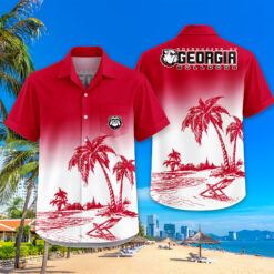 Georgia Bulldogs | Tropical Pocket Hawaiian Shirt FT18526