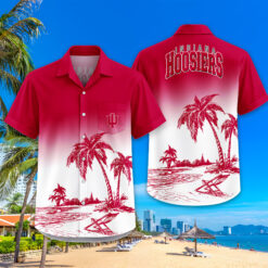 Indiana Hoosiers | Tropical Pocket Hawaiian Shirt FT18526