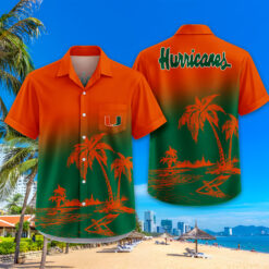 Miami Hurricanes | Tropical Pocket Hawaiian Shirt FT18526