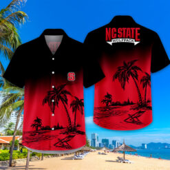 NC State Wolfpack | Tropical Pocket Hawaiian Shirt FT18526