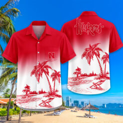 Nebraska Cornhuskers | Tropical Pocket Hawaiian Shirt FT18526