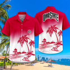 Ohio State Buckeyes | Tropical Pocket Hawaiian Shirt FT18526