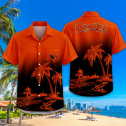 Oregon State Beavers | Tropical Pocket Hawaiian Shirt FT18526