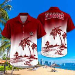South Carolina Gamecocks | Tropical Pocket Hawaiian Shirt FT18526