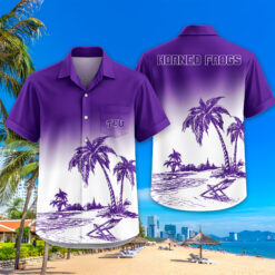 TCU Horned Frogs | Tropical Pocket Hawaiian Shirt FT18526