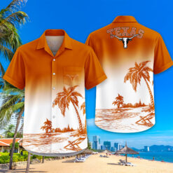 Texas Longhorns | Tropical Pocket Hawaiian Shirt FT18526